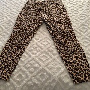 Sofia Vergara Rosa Curvy Ankle cheetah jeans